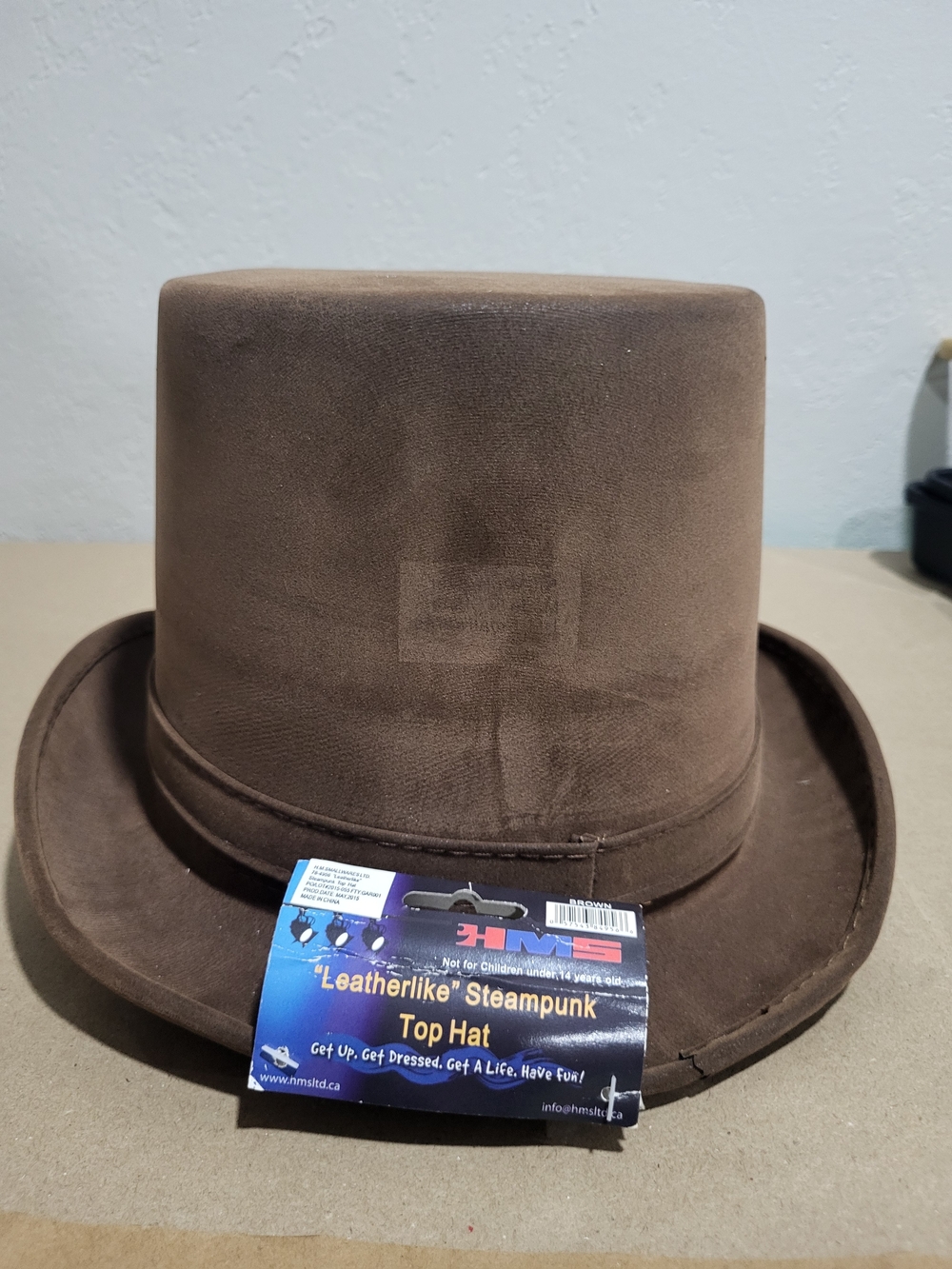 HMS Brown Steampunk Top Hat